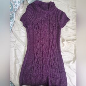 INC Womens Purple Sweater Tunic, size Small